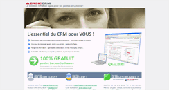 Desktop Screenshot of basiccrm.fr