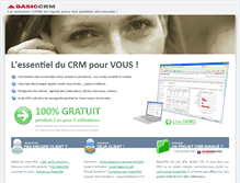 Tablet Screenshot of basiccrm.fr